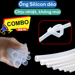 Ống silicon dẻo chịu nhiệt, không mùi