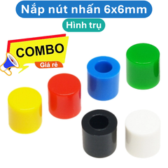 (50 Cái) Nắp nút nhấn 6x6mm đường kính trong 3.2 cao 6mm