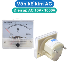 Vôn kế kim hiển thị điện áp AC 10V - 1000V