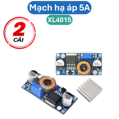 Mạch nguồn giảm áp, hạ áp 5A XL4015 ADJ - có kèm tản nhiệt