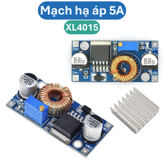 Mạch nguồn giảm áp, hạ áp 5A XL4015 ADJ - có kèm tản nhiệt
