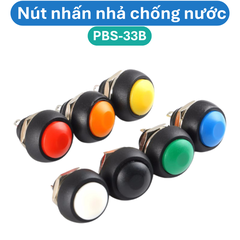 Nút nhấn nhả chống nước PBS - 33B