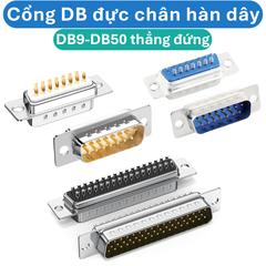 Cổng DB Đực 2/3 hàng chân hàn nối dây