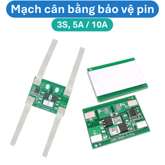 Mạch cân bằng bảo vệ pin lithium 18650 BMS 3S có/không có kẽm hàn