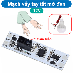 Mạch Cảm biến tắt mở LED 12V