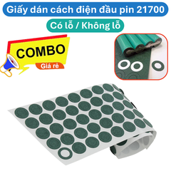 (50 miếng) Giấy dán cách điện đầu pin 21700