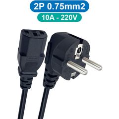 Dây nguồn AC 1.5m đồng nguyên chất  thông dụng cho máy tính, laptop, nồi cơm…