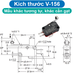 Công tắc hành trình 1C25 250VAC 15A SPDT - NO/NC