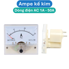Ampe kế kim hiển thị dòng điện AC 1A - 50A