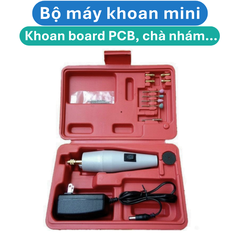Bộ máy khoan mini, khoan bo mạch tử, mài chà nhám đánh bóng
