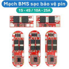 Mạch BMS sạc bảo vệ pin Lithium - Lipo 1S - 4S
