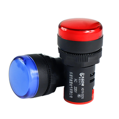 Đèn báo AD16-22DS lỗ khoét 22mm điện áp 12V, 24V, 220VAC, 380VAC