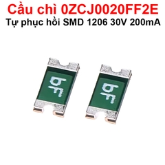 Cầu chì tự phục hồi chân dán SMD 1206 30V 200mA - 0ZCJ0020FF2E