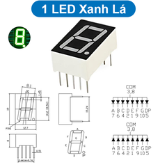 LED 7 đoạn 0.56 inch âm chung / dương chung