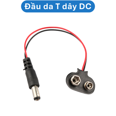 Đế ra dây pin vuông 9V