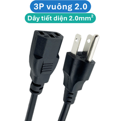 Dây nguồn AC 1.5m đồng nguyên chất  thông dụng cho máy tính, laptop, nồi cơm…
