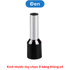 (100 Cái) Đầu cos rỗng đủ loại VE đầu cos dây điện, pin rỗng dây điện 0.5mm2 đến 10mm2
