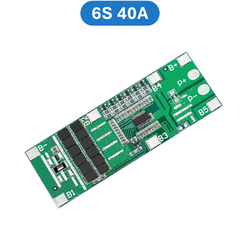 Mạch sạc bảo vệ pin lithium 6S 25.2V chân hàn
