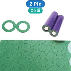 (50 miếng) giấy dán cách điện, cách nhiệt đầu pin 18650