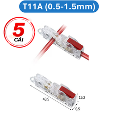 Cút nối dây điện nhanh chữ T 32A Cho dây 0.5 - 5mm2