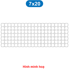 Khung cố định pin 18650 nhiều hàng (6 - 13 hàng) ghép khối lớn xe điện