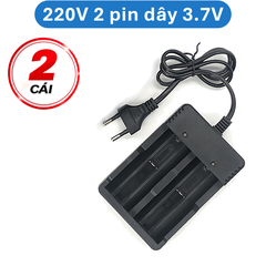Dock sạc, bộ sạc pin 3.7V 18650, 14500, 16340 dùng cổng USB hoặc nguồn 220V