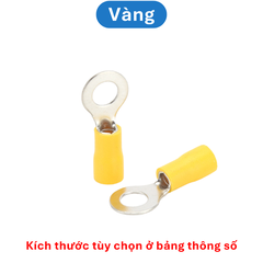 (50 cái) Đầu cos tròn - RV, đầu cos bấm dây điện tiện lợi