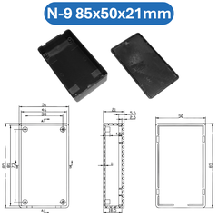 Hộp nhựa ABS, hộp đựng linh kiện, hộp nhựa kỹ thuật