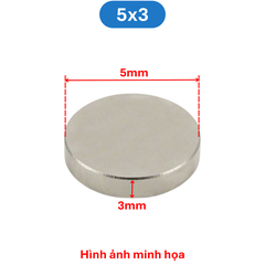 Nam châm đất hiếm tròn không lỗ