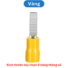 (50 cái) Đầu Cos pin dẹp, đầu kim dẹp DBV