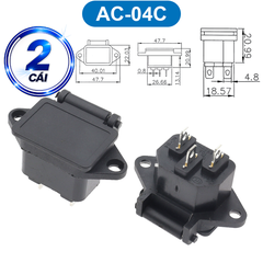 Đầu nối nguồn, jack cắm AC hàn dây chịu tải tốt cho máy móc thiết bị điện