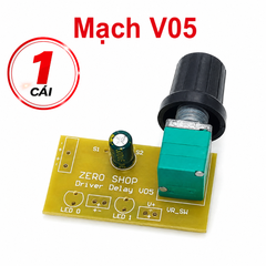 Mạch Delay 0 - 8s V05 (Nhả Delay - nhấn Nút )