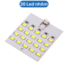 Đèn Led siêu sáng 5V, cáp kim loại, cáp on off