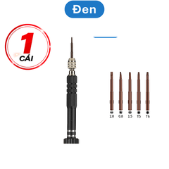 Tua vít 5 đầu sửa chữa điện thoại đa năng (5 đầu vít để trong thân tua vít)