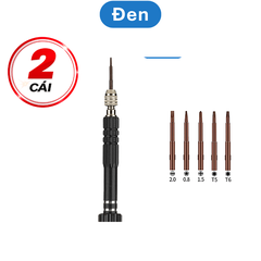 Tua vít 5 đầu sửa chữa điện thoại đa năng (5 đầu vít để trong thân tua vít)