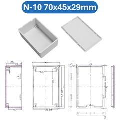 Hộp nhựa ABS, hộp đựng linh kiện, hộp nhựa kỹ thuật