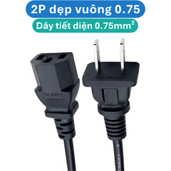 Dây nguồn AC 1.5m đồng nguyên chất  thông dụng cho máy tính, laptop, nồi cơm…