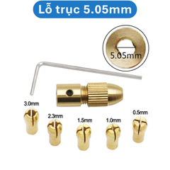 Bộ kẹp mũi khoan bằng đồng thau 5 lõi