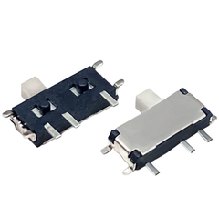 (2 cái) Công tắc trượt, công tắc slide chân dán SMD gạt đứng, gạt ngang