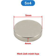 Nam châm đất hiếm tròn không lỗ