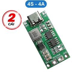 Mạch sạc cổng type C tăng áp dùng cho pin Lithium 3.7V 2S/3S/4S dòng sạc 1 - 4A