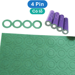 (50 miếng) giấy dán cách điện, cách nhiệt đầu pin 18650