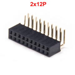 Hàng rào cái đôi 2.54mm cắm chân cong cao 8.5mm