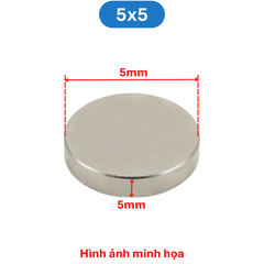 Nam châm đất hiếm tròn không lỗ