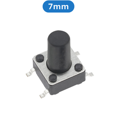 (20 Cái) Nút nhấn 6x6mm 4 chân dán SMD cao 4.3 - 15mm