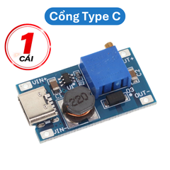Mạch tăng áp Mini 2A MT3608 chân hàn dây, type C, Micro B