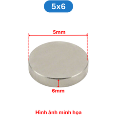 Nam châm đất hiếm tròn không lỗ