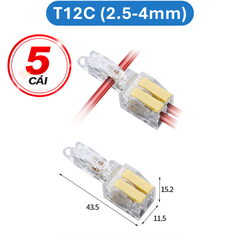 Cút nối dây điện nhanh chữ T 32A Cho dây 0.5 - 5mm2
