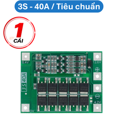 Mạch sạc bảo vệ pin Lithium 3S/4S 40A 60A 18650 BMS 11.1V 12.6V/14.8V 16.8V