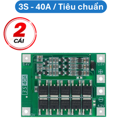Mạch sạc bảo vệ pin Lithium 3S/4S 40A 60A 18650 BMS 11.1V 12.6V/14.8V 16.8V